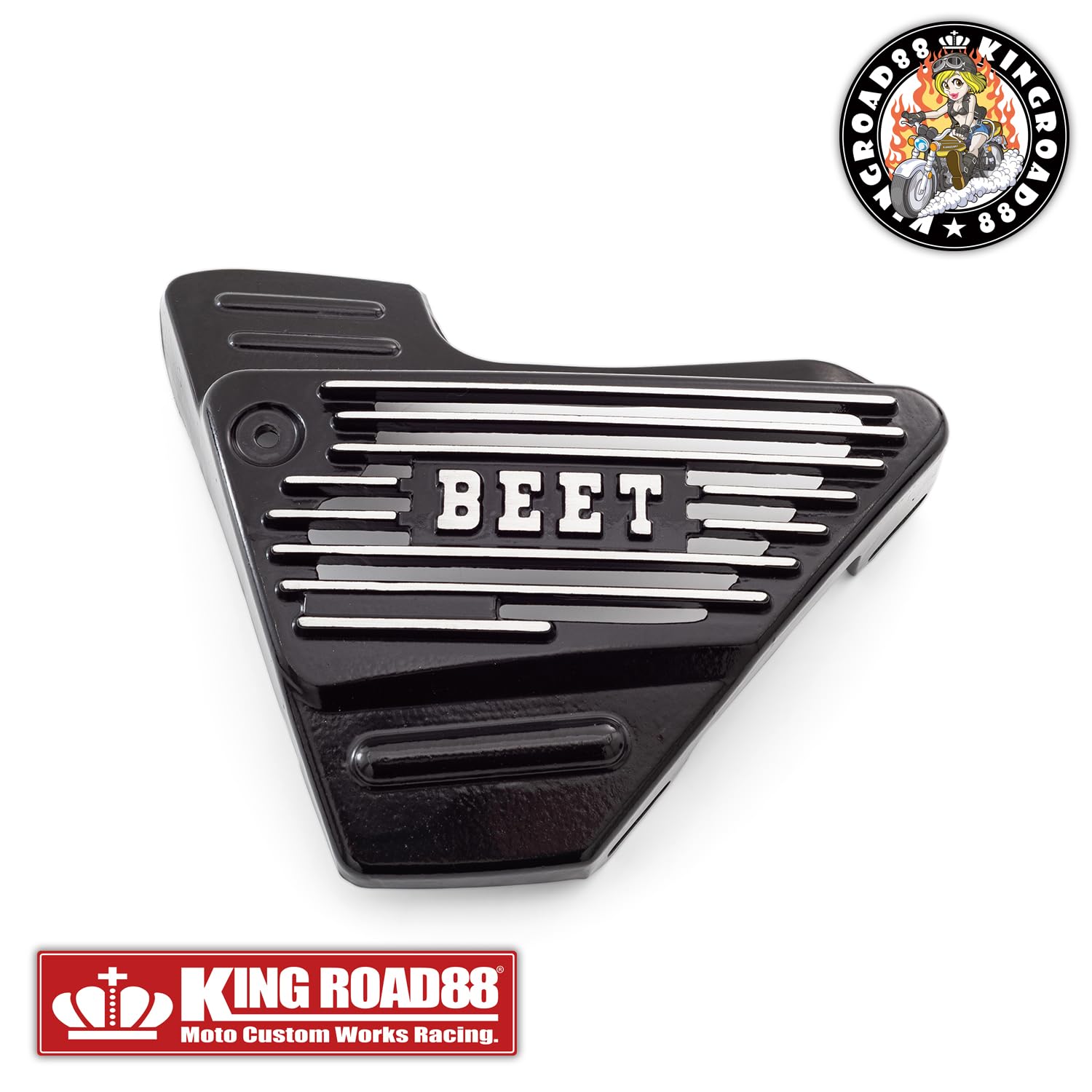 XJR400 前期 アルフィン サイドカバー アルミ製 Amazon | King Road 88 XJR400 前期 4HM サイドカバー アルフィン BEET